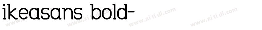 ikeasans bold字体转换